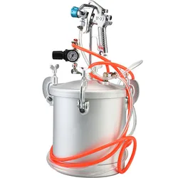 New type 10L colorful paint spray gun feed pressure paint tank latex paint spraying machine sand spraying grab pressure tank