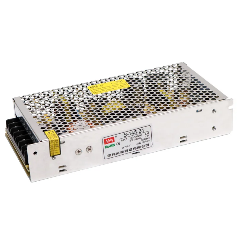 

Industrial Switching Power Supply S-145W Exchange220Vto DC12V 24V DC Transformer Monitoring SecurityLED