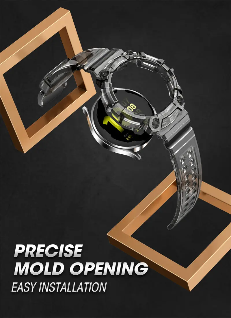 For Samsung Galaxy Watch 4 Case (44mm) SUPCASE UB Pro Rugged Protective Cover with Strap Watch Bands For Galaxy Watch 4