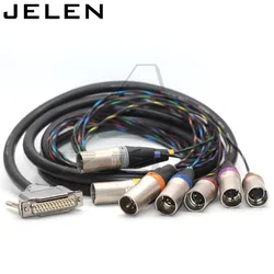 Canare MR202-8AT DB25 to NEUTRIK 8 XLR 3pin male Audio cable