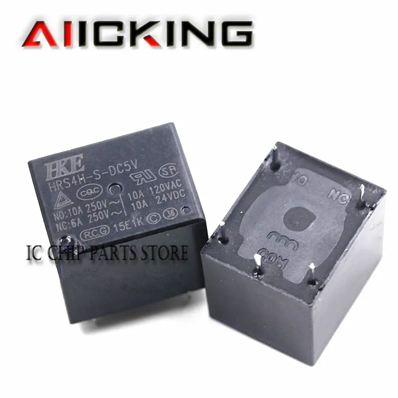 

5pcs/lot HKE Auto relay HRS4H-S-DC5V-C 5PIN 5V T73/10A 100% new original relay in stock