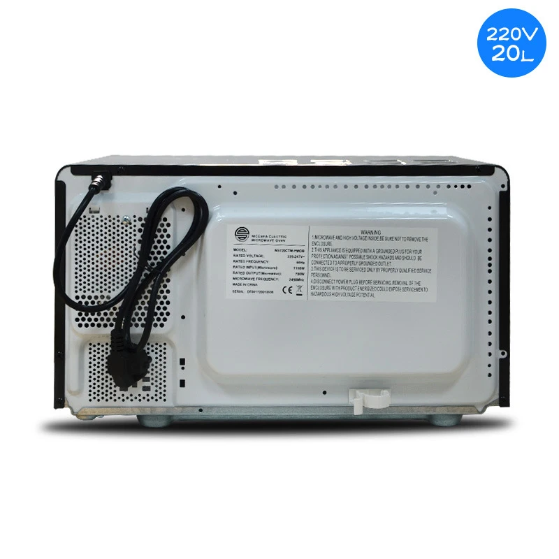 220V Marine Microwave Oven 20L Rotary Commercial / Household Microwave Oven 6 Positions Adjustable