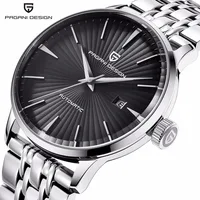 PAGANI DESIGN-Reloj de pulsera para hombre, accesorio masculino de pulsera resistente al agua 100M, con mecanismo automático, diseño clásico