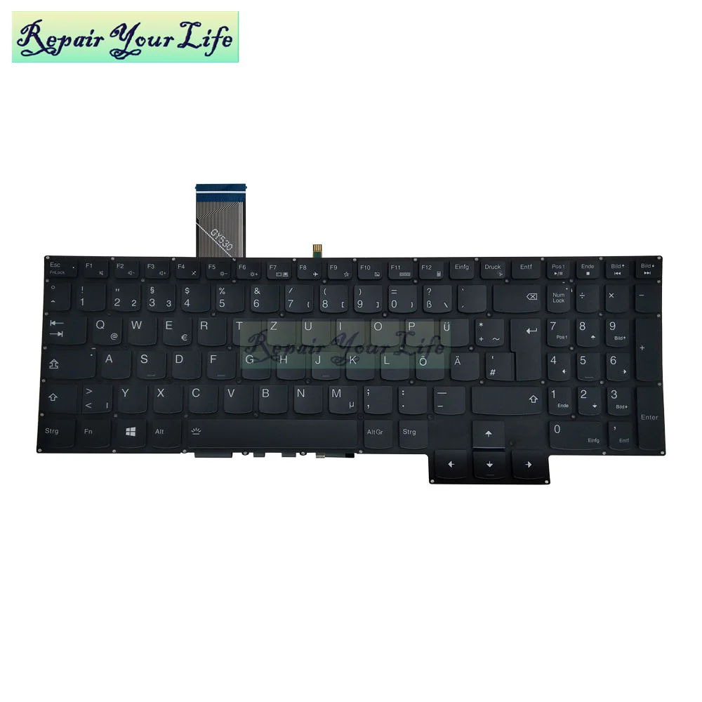 

Backlit German UK Keyboard for Lenovo Legion 5-15IMH05H 5-15IMH05 15ARH05H 15ARH05 82B 5P-15IMH05 5P-15IMH05H GE DE PC Keyboard