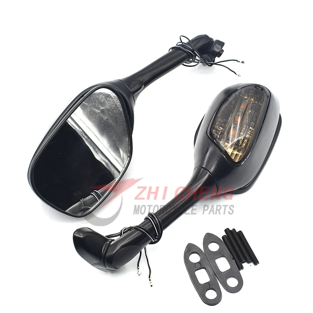 Motorcycle mirror Racing Rear View Mirrors For Suzuki GSXR600 GSXR750 GSXR1000 GSXR 600 750 1000 with Turn Signal Light K5 K6 K7