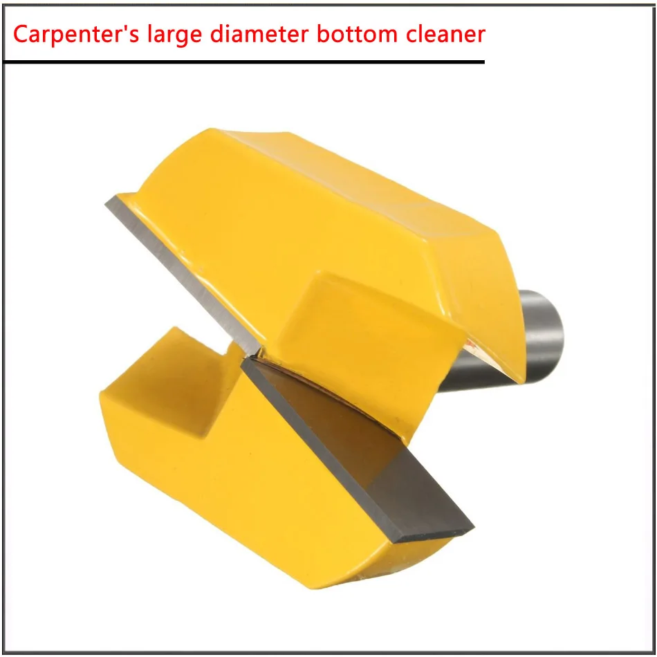 1/2in shank  woodworking tools Carpenter's large diameter bottom cleaner cutter，Woodworking end milling cutter