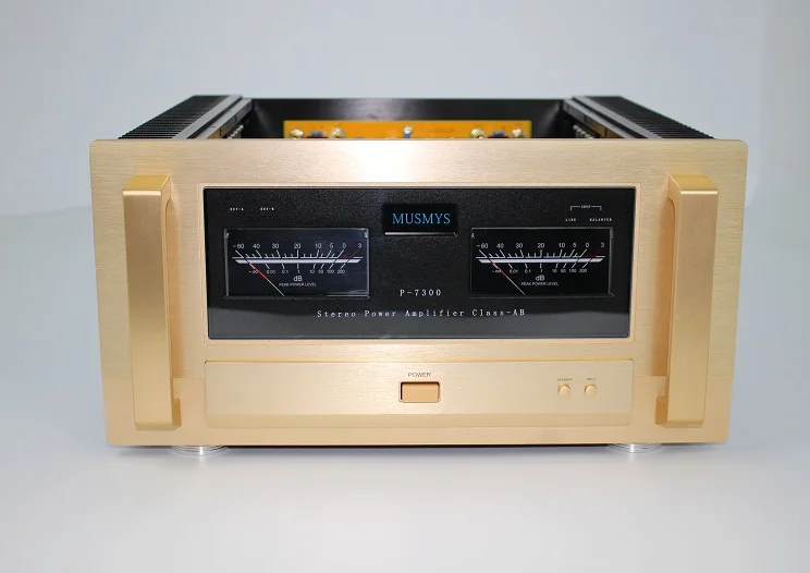 

1:1 Study/ Copy ACCUPHASE A65 \ P-7100 200W*2 MUSMYS P-7300 Pure Class A output power amp, frequency response 20-20000HZ