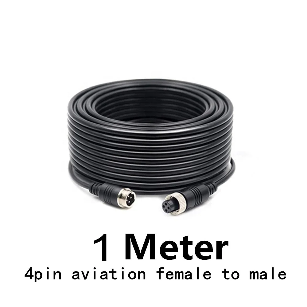 Vehicle 4 Pin Aviation Waterproof 1 Meter Connector Cable