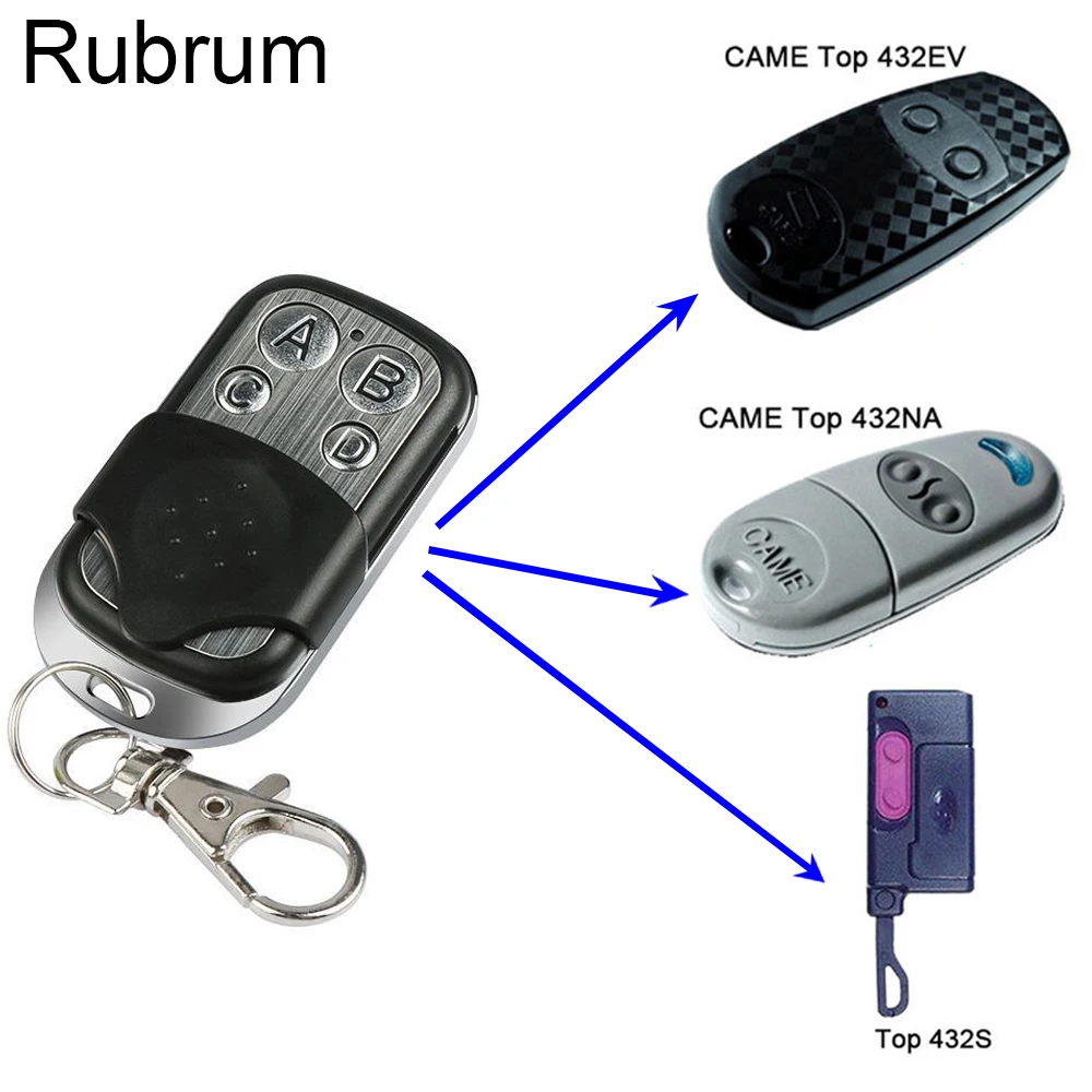 Rubrum 433.92MHZ Copy Remote Controller Universal Duplicator For Home Electric Garage Door Gate Car Remote Control Switch Key