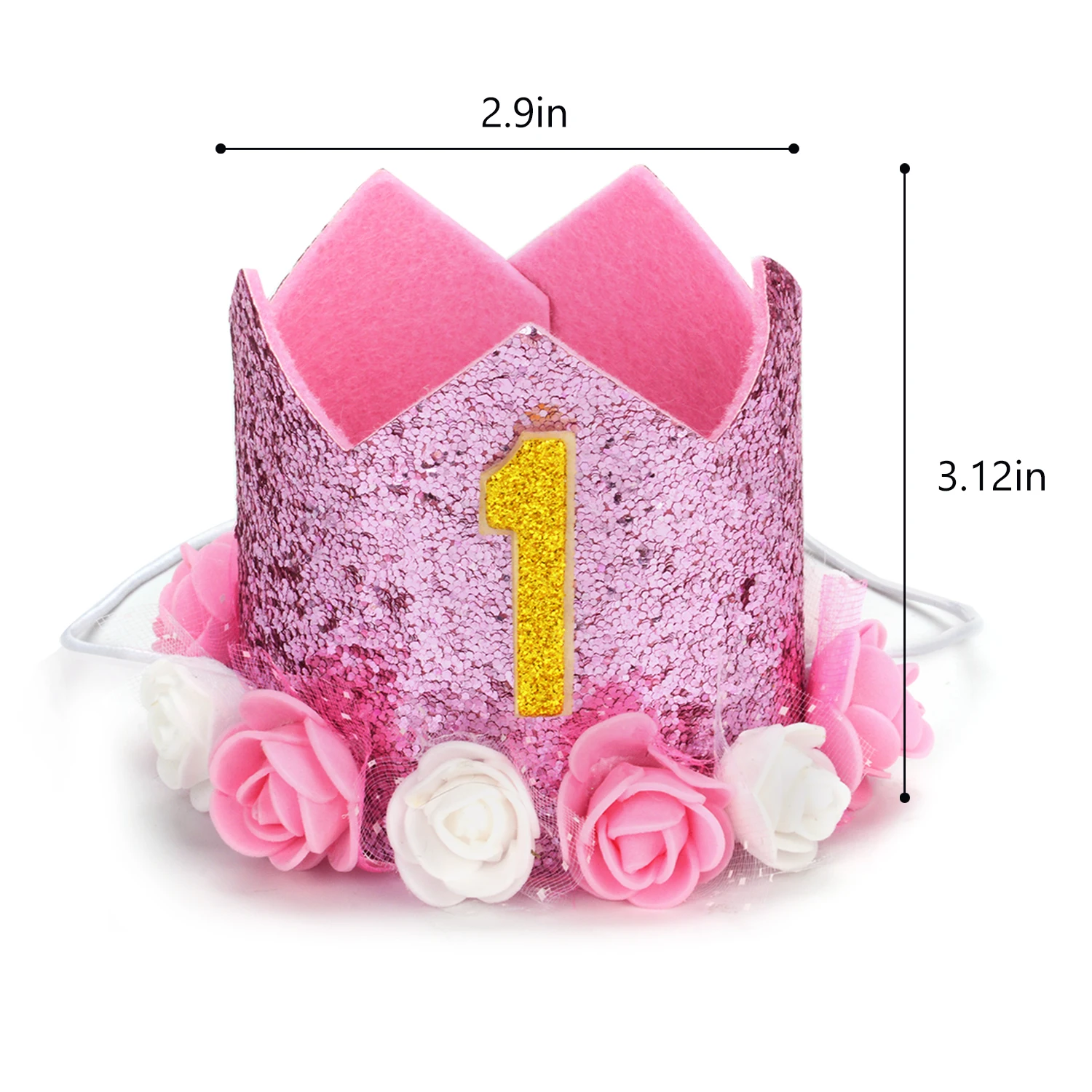 Fashion Pet Birthday Hats Cute Sequin Crown Dog Birthday Hat Pet Party Hat For Christmas Birthday Party Hair Accessories