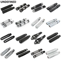 Pedal de reposapiés delantero y trasero para motocicleta, montaje masculino para Harley Sportster Iron 883 Touring Road King Dyna Softail Fatboy