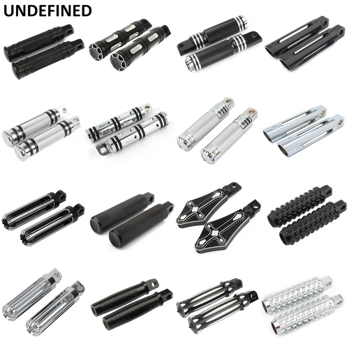 Imagen 1 del producto Pedal de reposapiés delantero y trasero para motocicleta, montaje masculino para Harley Sportster Iron 883 Touring Road King Dyna Softail Fatboy