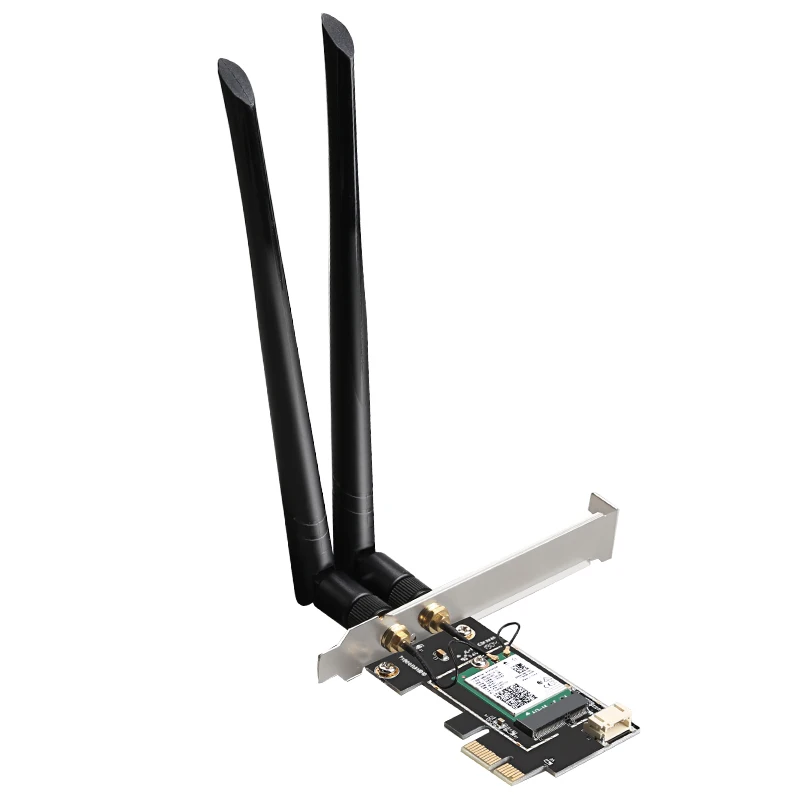 802.11ax Wireless WiFi6 PCI Express Network Card Adapter Dongle 3000M With Intel AX200 Wireless Adapter for PC