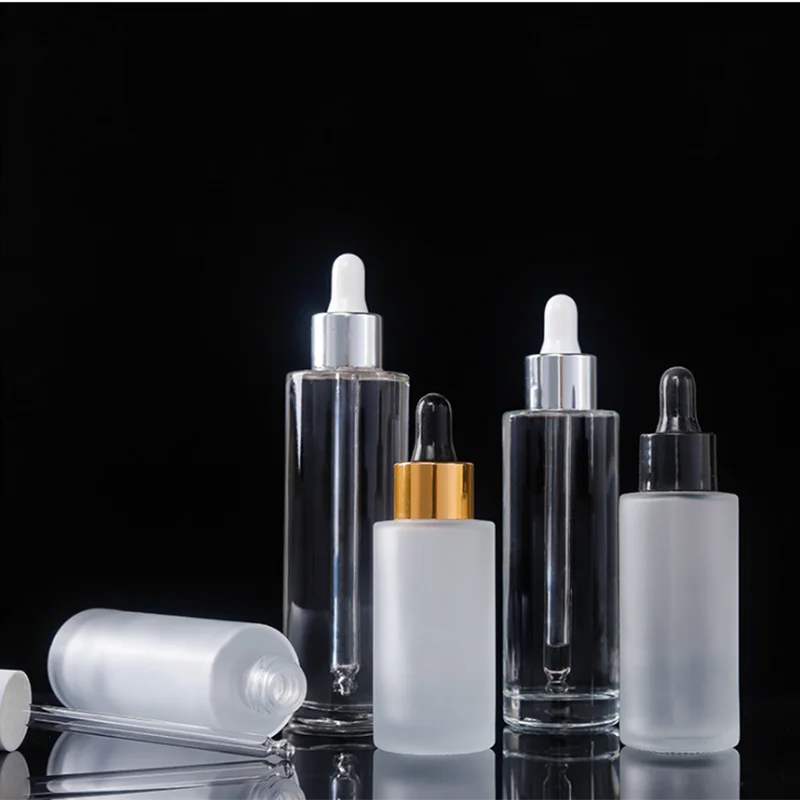 15ml 20ml 30ml 50ml 60ml 80ml 100ml matte glass  essential oils bottle,glass dropper bottles for essence skin care product