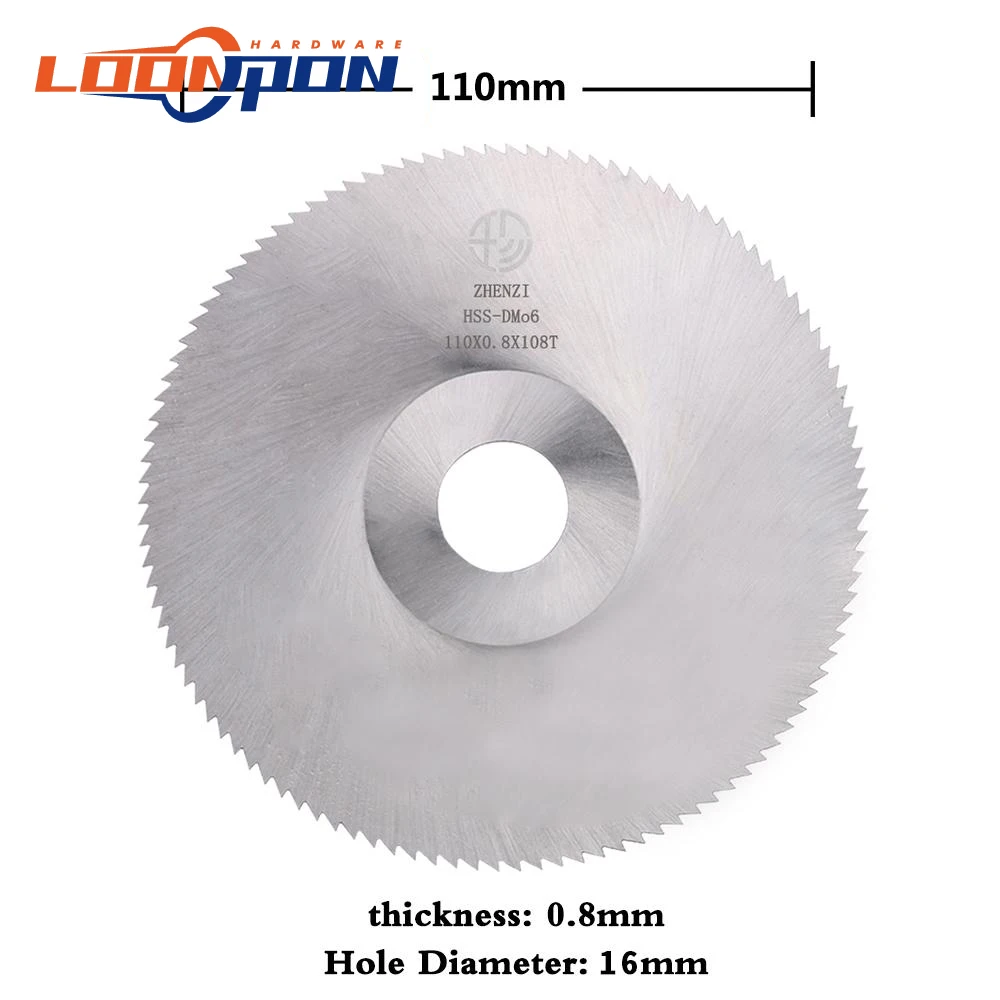 Disco de corte de hoja de sierra Circular HSS, herramientas de corte de acero al carbono, tubo de hierro, 4\