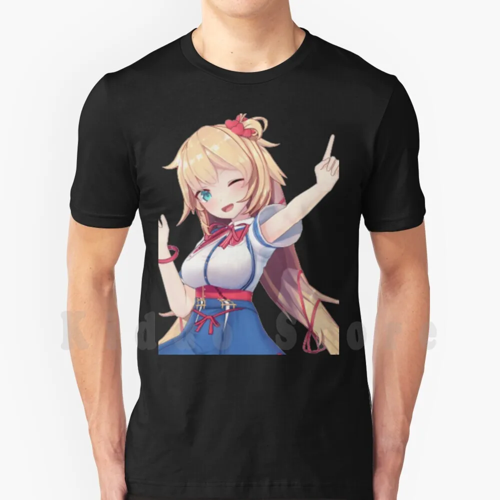 Akai Haato 3d T Shirt DIY Big Size 100% Cotton Hololive Vtuber Anime Hololive Hololive Hololive Inugami Korone Kiryu Coco