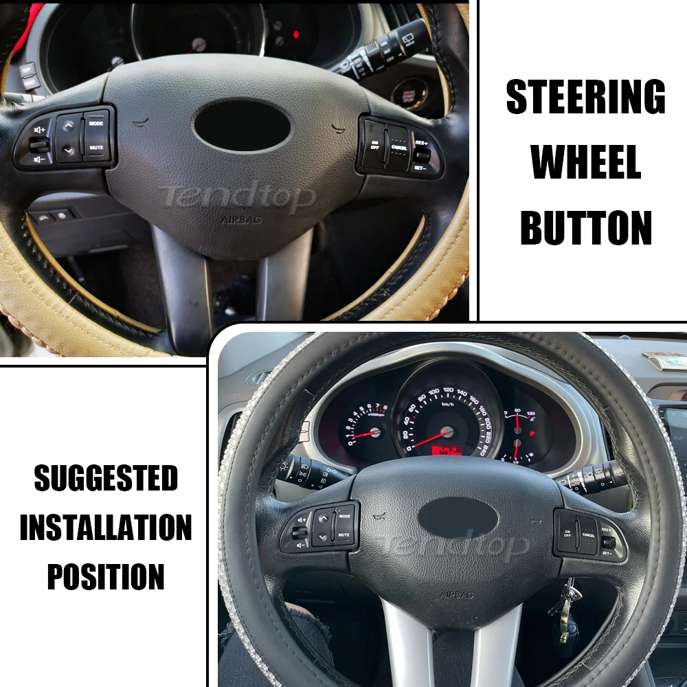 SUPERB For KIA Sportager Steering Wheel Cruise Controler Buttons Remote Control Volume Switch Car Accessories