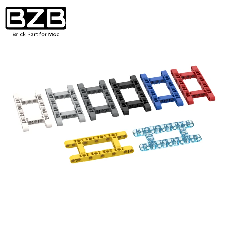 BZB MOC 64178 5x11 With Hole Arm Frame/Circle Beam High-tech Building Block Model Brick Parts Kids Brain Game DIY Toy Best Gift