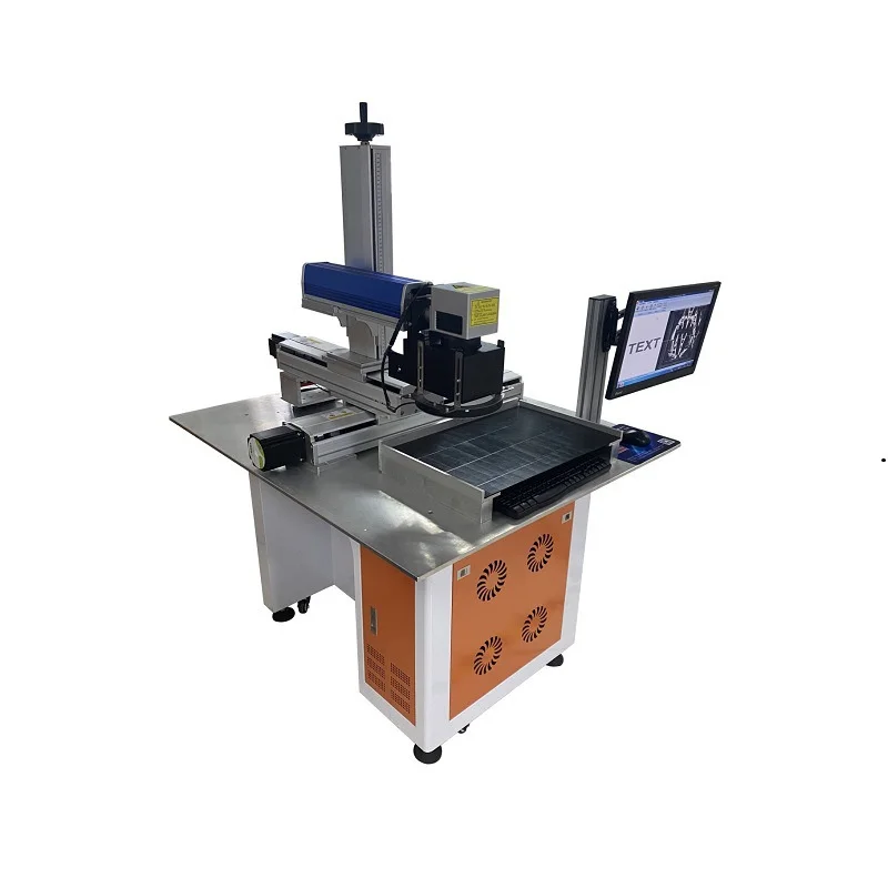 

Desktop Raycus Fiber Laser Nameplate Marking Machine & ABS Plastic Stainless Steel Gold Silver Aluminum Metal Engraving Machine