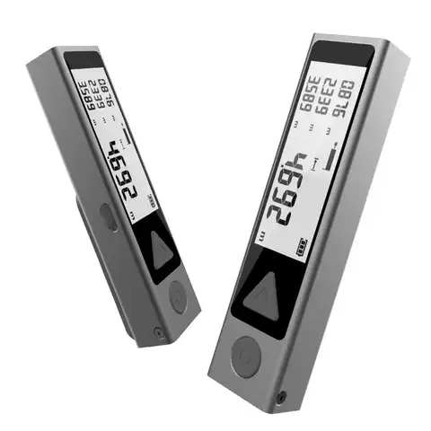 Mileseey M120 미니 핸드 헬드 거리 측정기 Trena 레이저 테이프 가정용 휴대용 충전식 블루투스 거리 측정기