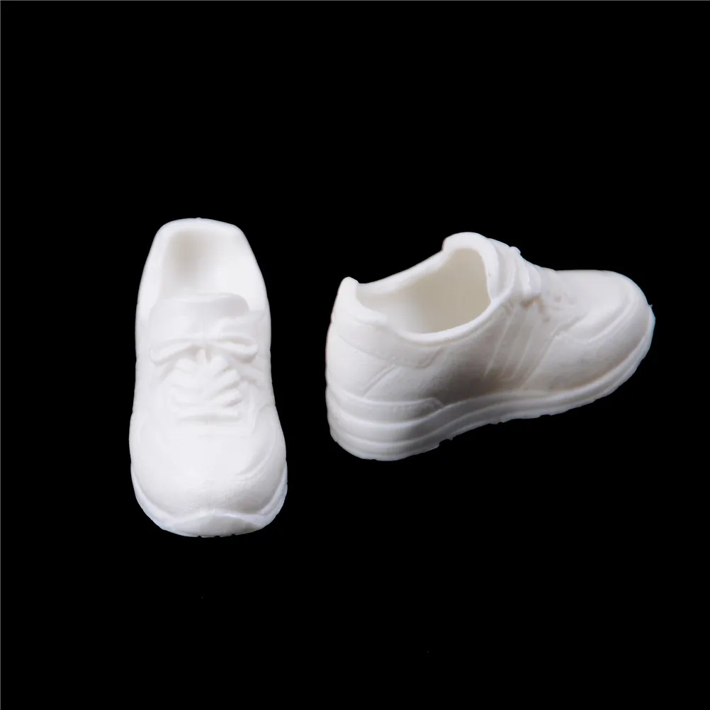 1pair Cute Doll Shoes Sport White Shoes For Blyth Doll Suitable For Licca 1/6 Doll