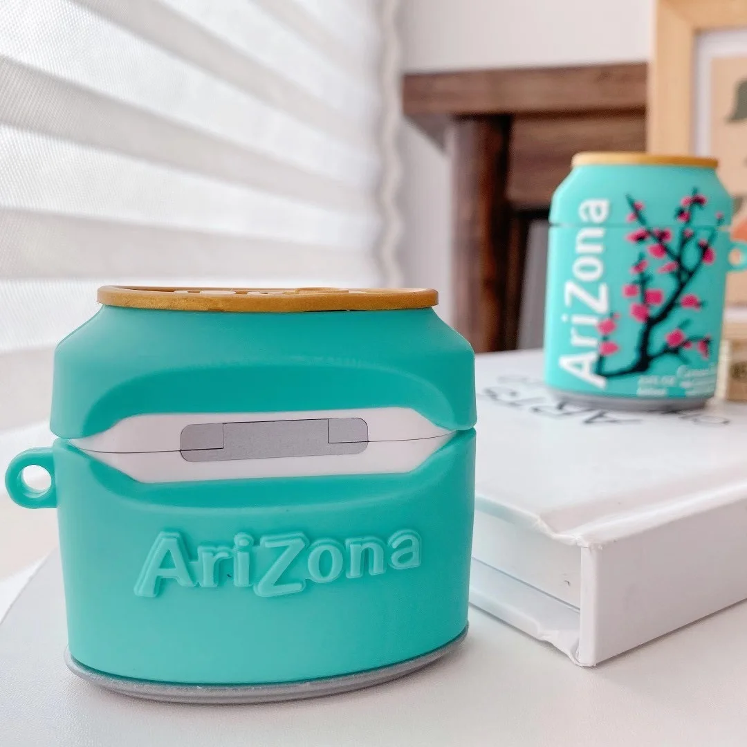 Custodia per auricolari 3D Sakura Iced Tea Drink, adatta per Airpods Pro 1 2 3a custodia di ricarica, scatola di protezione per auricolari Wireless