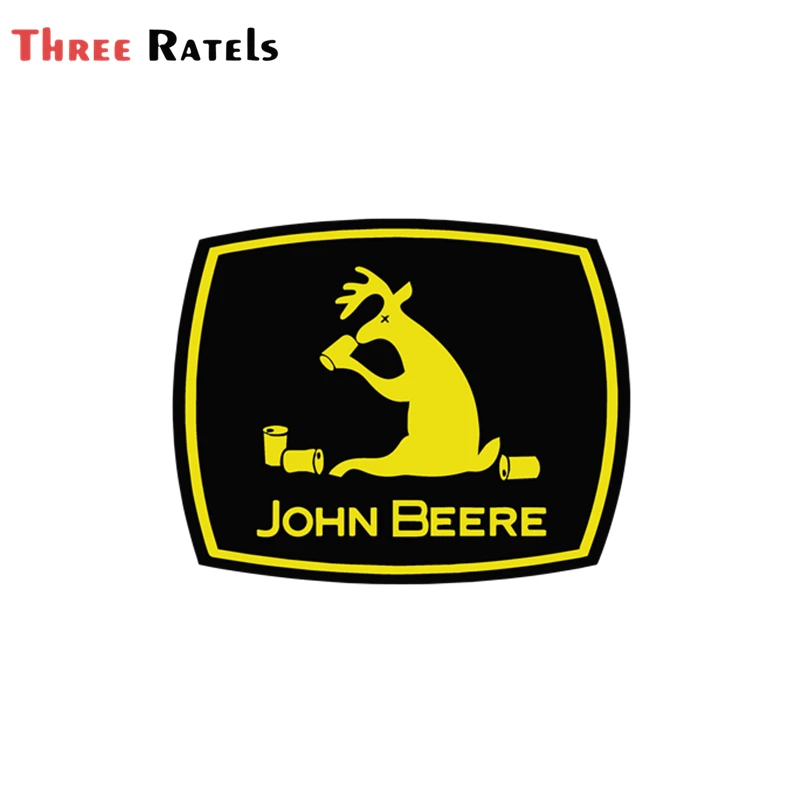 Three Ratels FC981 Vinyl Stickers For JOHN BEERE Farm Tractor Gator Farming AUTO MOTO Car Tuning Side Stickers Funny Decal