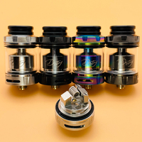 DSXvape destiny 24mm rta atomizer 2ml / 4ml single coil airflow intake adjustable rebuildable tank vape vaporizer for e-cig box
