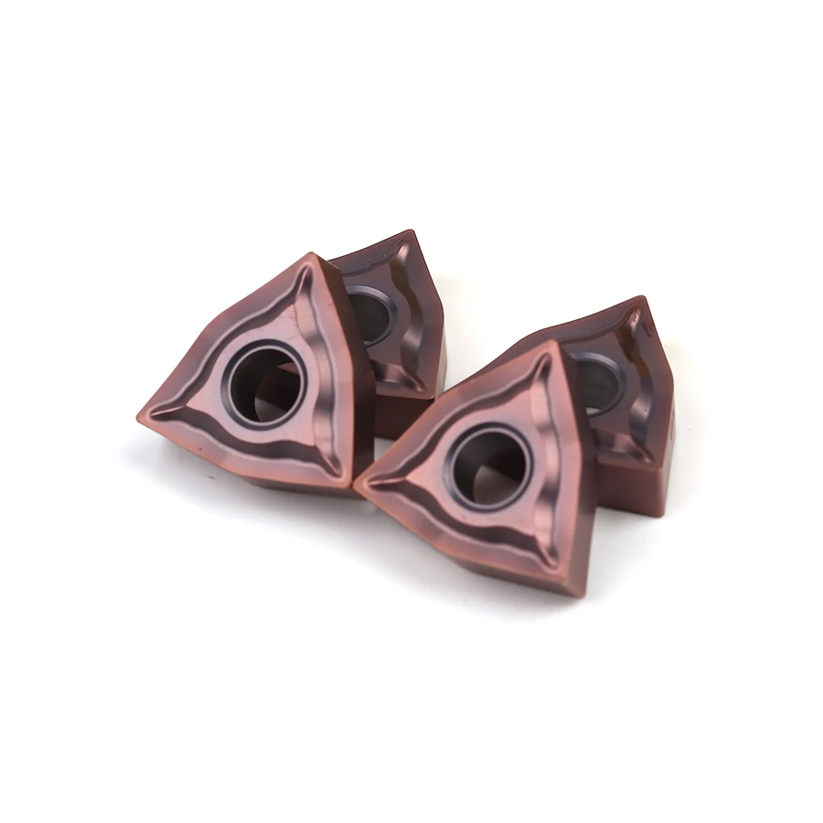 WNMG080404-EF WNMG080408 EF YBG205 Xi Măng Carbide Lưỡi Dao Tiện Bằng Máy CNC Bên Ngoài Biến Dụng Cụ Cắt Miếng Đeo Chống Cắt