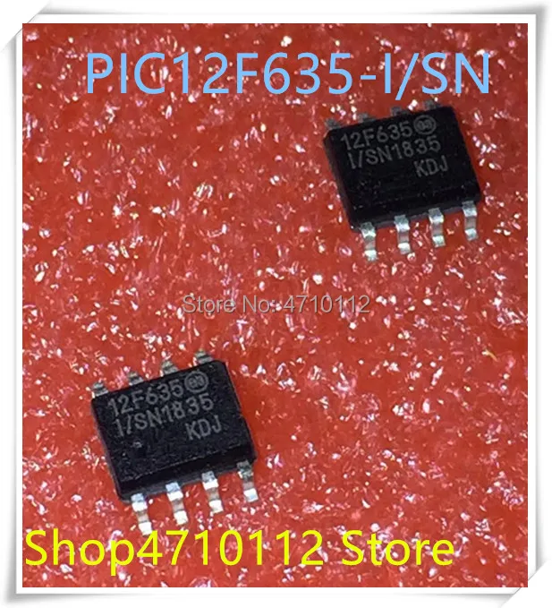 

IC NEW 10PCS/LOT PIC12F635-I/SN PIC12F635 12F635 SOP8 IC