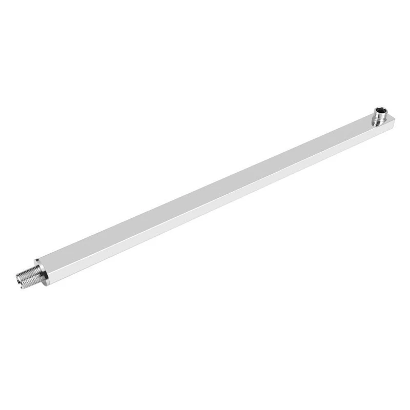 Promotion! 40 Cm Square Shower Arm Extension Arm Wall Mount For Rain Shower Head Shower Rod Rainfall Shower Head Arm Chrome