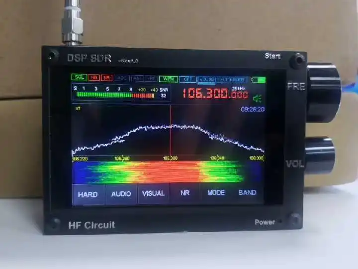 HIFI толще 3,5 "50 кГц-200 МГц/2 ГГц Малахит DSP SDR ресивер Malahit SDR коротковолновый радиоприемник