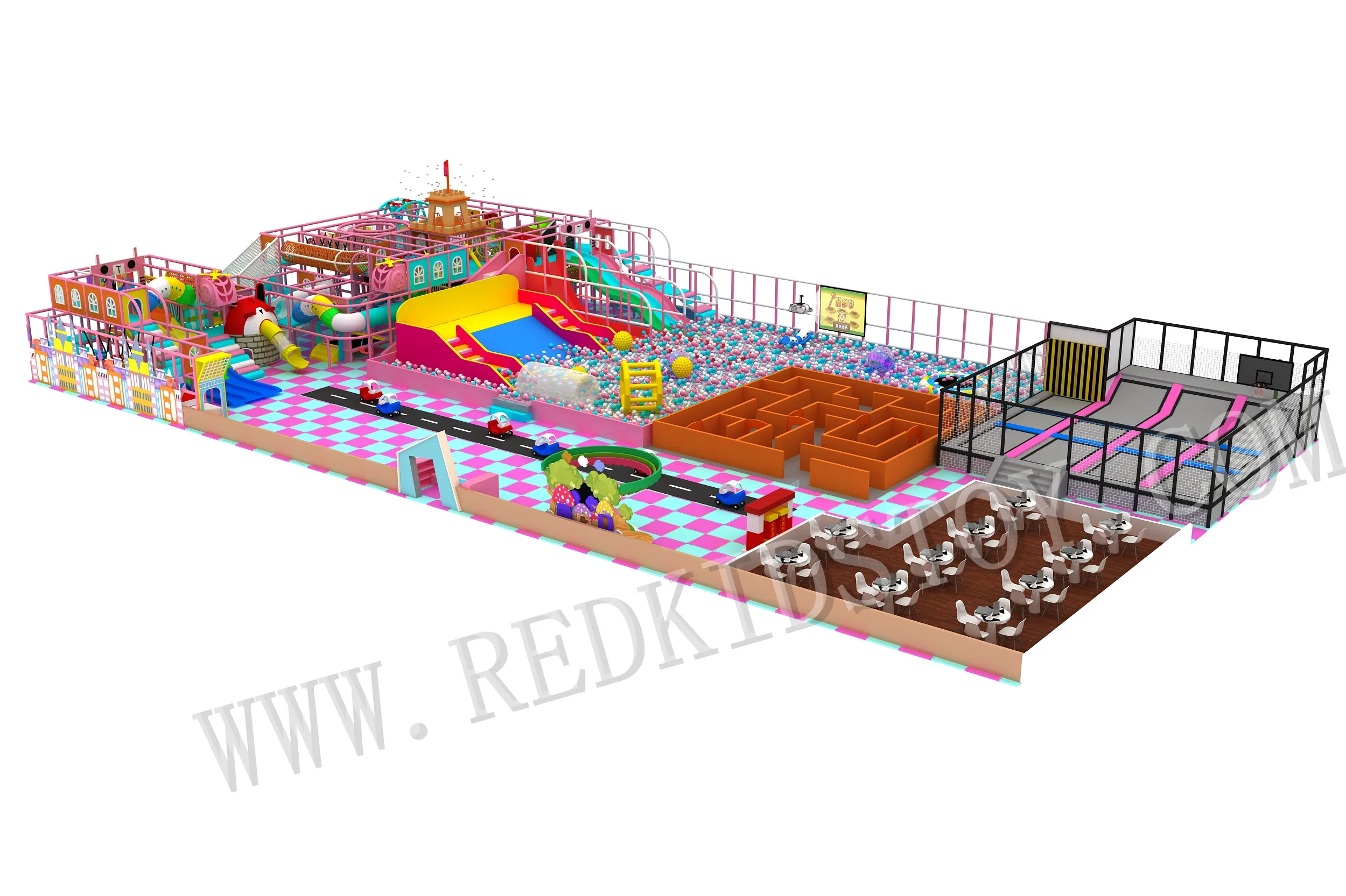 Multifunctional Commerical Large Indoor Playground HZ-2020505b