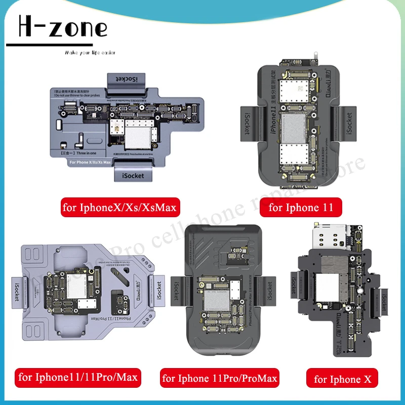 

Qianli iSocket Logic Board Function Diagnostic Quick Tester Motherboard Test Fixture for iPhone X XS XSMAX 11 11Pro Max