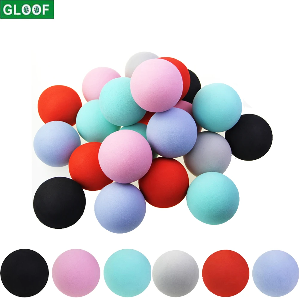 5pc 65mm eva bola de golfe da espuma macia-ajudas de treinamento do balanço do golfe para crianças ou adultos, verde de colocação interno, prática