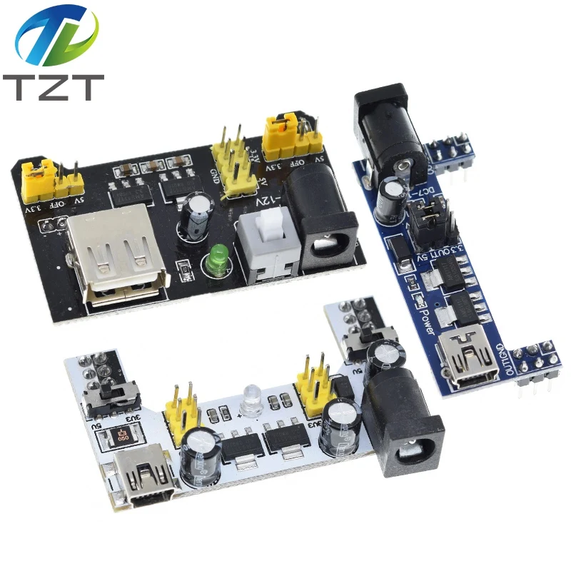 MB102 Breadboard-Stromversorgungsmodul / MB102 Weißes Breadboard-Spezial-Strommodul 2-Wege 3,3V 5V MB-102 Lötfreies Steckbrett – Detail 6