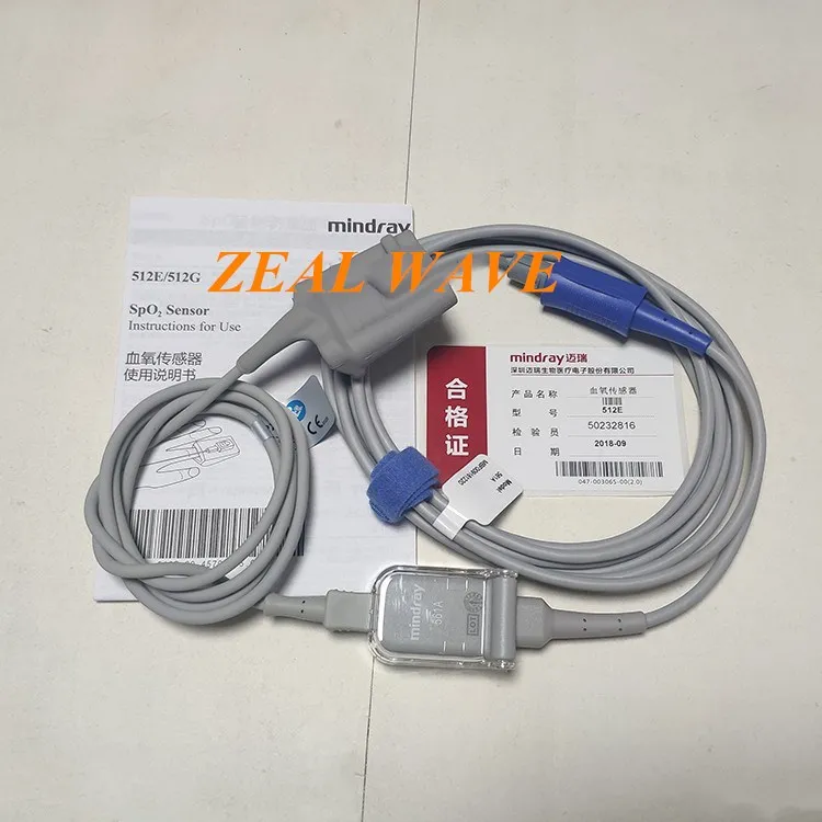 

Original Mindray Blood Oxygen Probe Mindray Monitor Blood Oxygen Probe Mindray 512E Finger Sleeve 561A6 Pin 512F