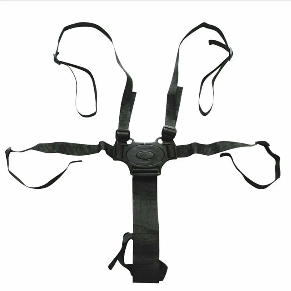 Universal เด็กทารก5-Point เก้าอี้ความปลอดภัยสายรัด Carriage เข็มขัด Harness เข็มขัดสำหรับรถเข็นเด็กเก้าอี้สูงปลอดภัย