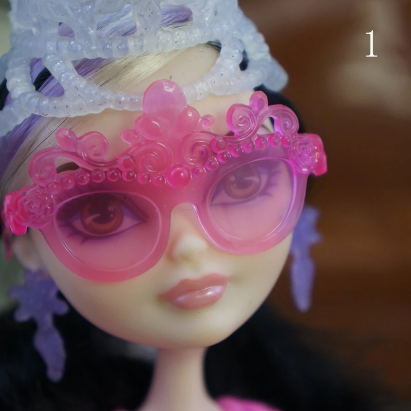 Colorful Plastic Glasses For Monster High Doll Sunglasses Eyeglasses For MH Dolls Ever After High Dollhouse Accessories 1/6