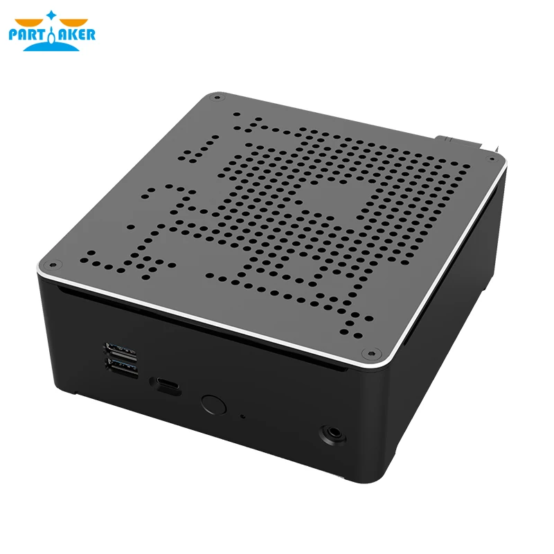 Partaker B18 Intel Xeon E-2176M E-2186M Desktop 6 Core 12 Thread fan Mini PC Windows 10 Pro HDMI mini DP WiFi BT gaming computer