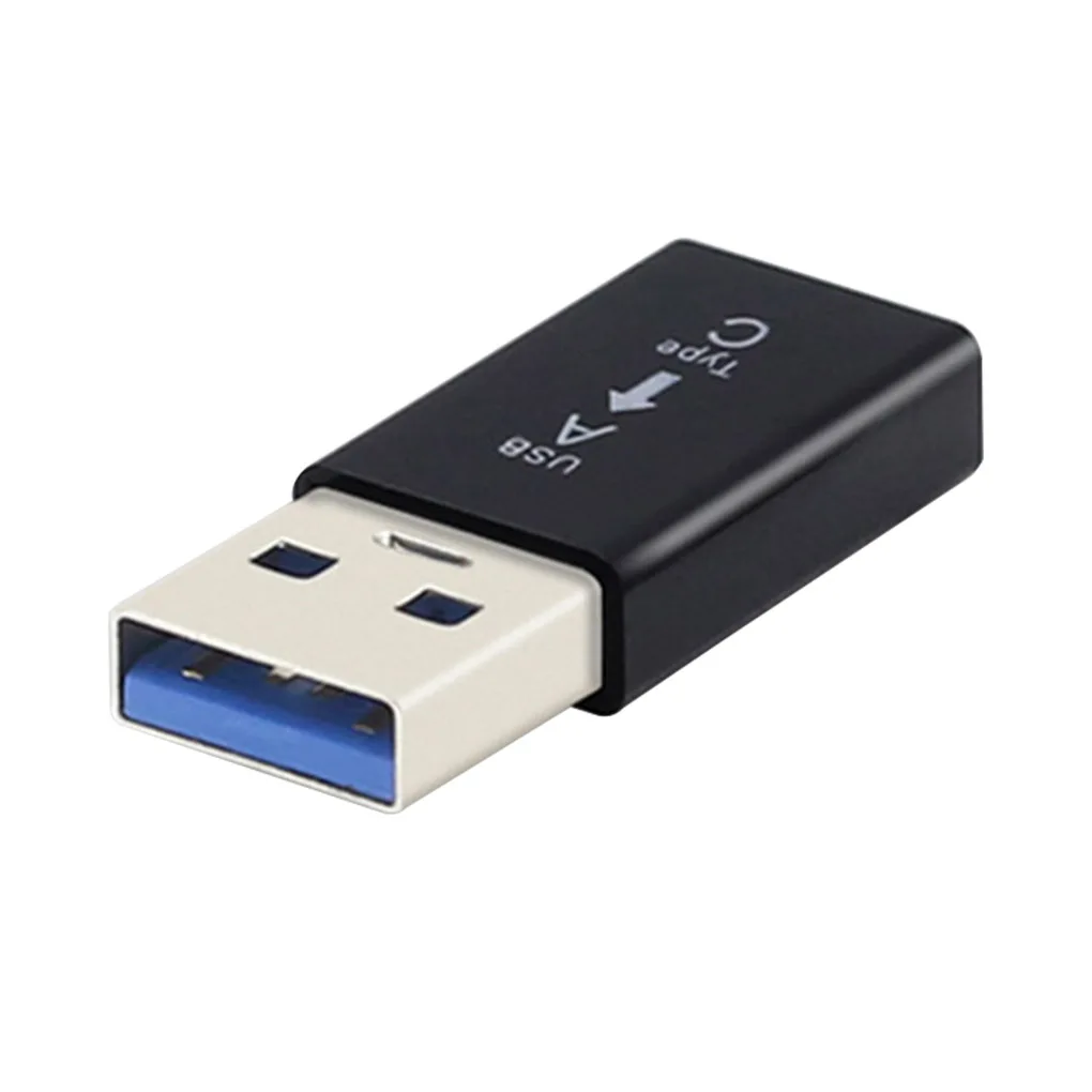 Portátil de alta velocidade Tipo-C para USB 3 0 Adaptador, USB-C Feminino para USB Masculino Conversor, Conversor