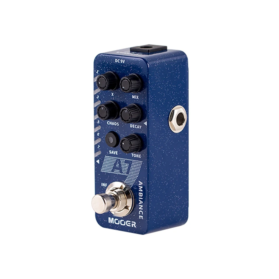 MOOER A7 7-Reverb Guitar Pedal with Infinite Sustain