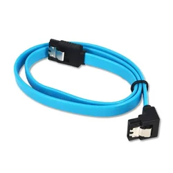 40CM Fast Speed Straight 90 Degree Right Angle 6Gbps SATA 3.0 Cable 6GB/s SATA III 3 Flat Cables for HDD SSD