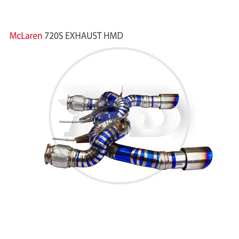 HMD Titanium Alloy Exhaust Catback For McLaren 570S 650 720S 750S MP4 Auto Modification Parts without Valve