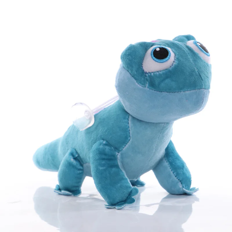Cartoon Anna Elsa New Role Fire Spirit  Salamander Doll Fire Lizard Small Kids Animal Plush Toy view 3