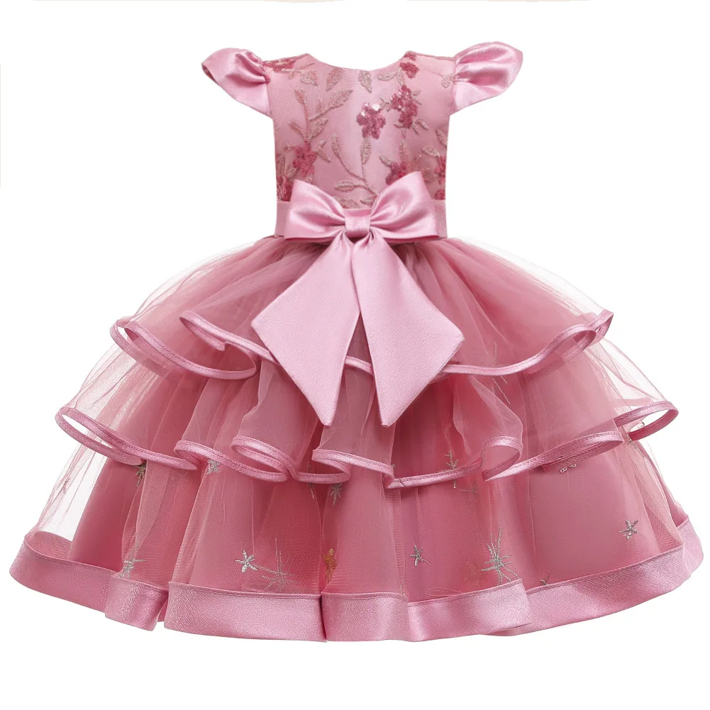 

Baby Girls Flower Princess Ball Gown Party Tutu Dress For Brithday Wedding Dresses Kids Christmas Dress Children Girls Clothing