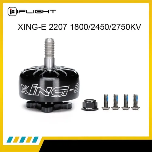 ドローン用iflightブラシレスモーター,fpvドローン用5インチプロペラ,XING-E xing e pro 2207 1800kv/2450kv/2750kv,2〜6s fpv,4個