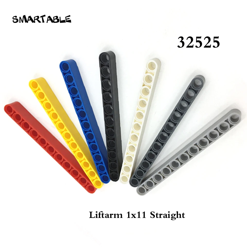 

Smartable Technical Beams Liftarm 1X11 Straight Building Blocks Part DIY STEAM Toys For Kids Compatible 32525 35pcs/lot