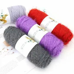 37 Colors Yarn 75g/ball Thread Wholesale Fluff Yarn Group Thick Squirrel Yarn Hand Hat Scarf Yarn Baby Bright Knitting Yarn