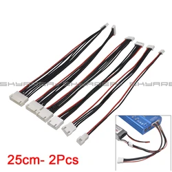 2Pcs 25cm Lipo Balance Wire Extension Charged Cable Lead Cord for RC Lipo Battery charger